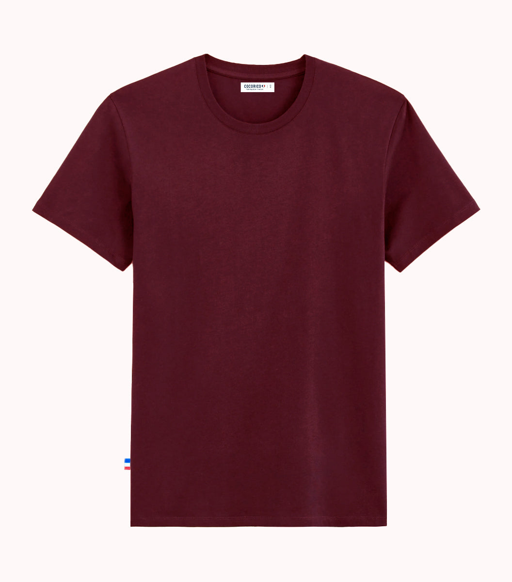 T-shirt Homme Bordeaux - L'Intemporel - Image 3