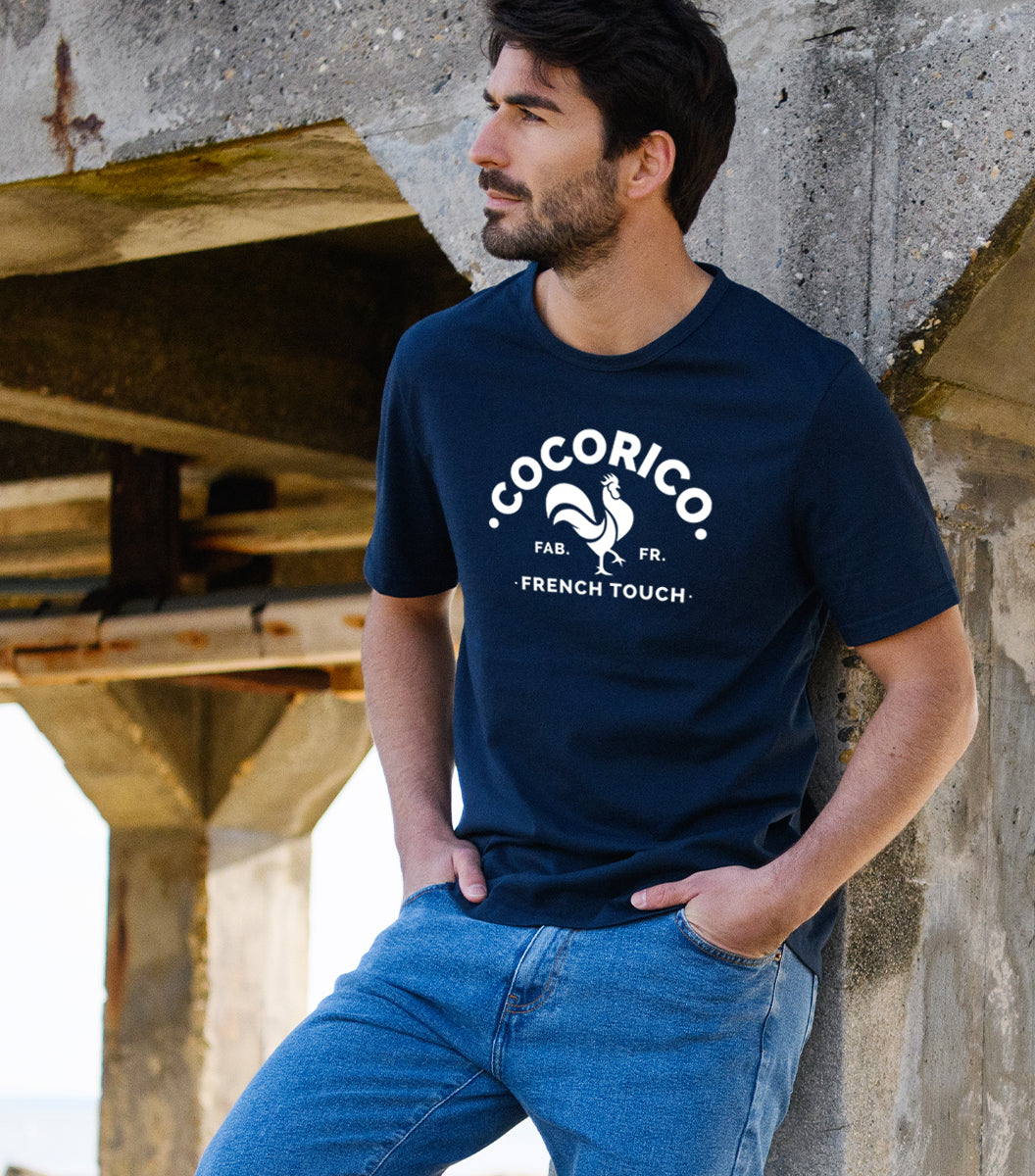 T-shirt Homme Marine - Coq Français - Image 3