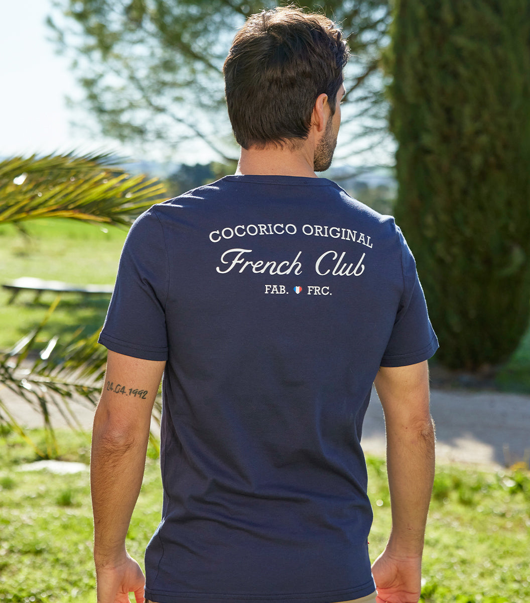 T-shirt Homme Marine - French Club - Image 2