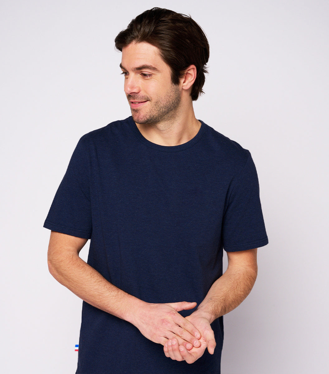 T-shirt Homme Marine - L'Intemporel - Image 3
