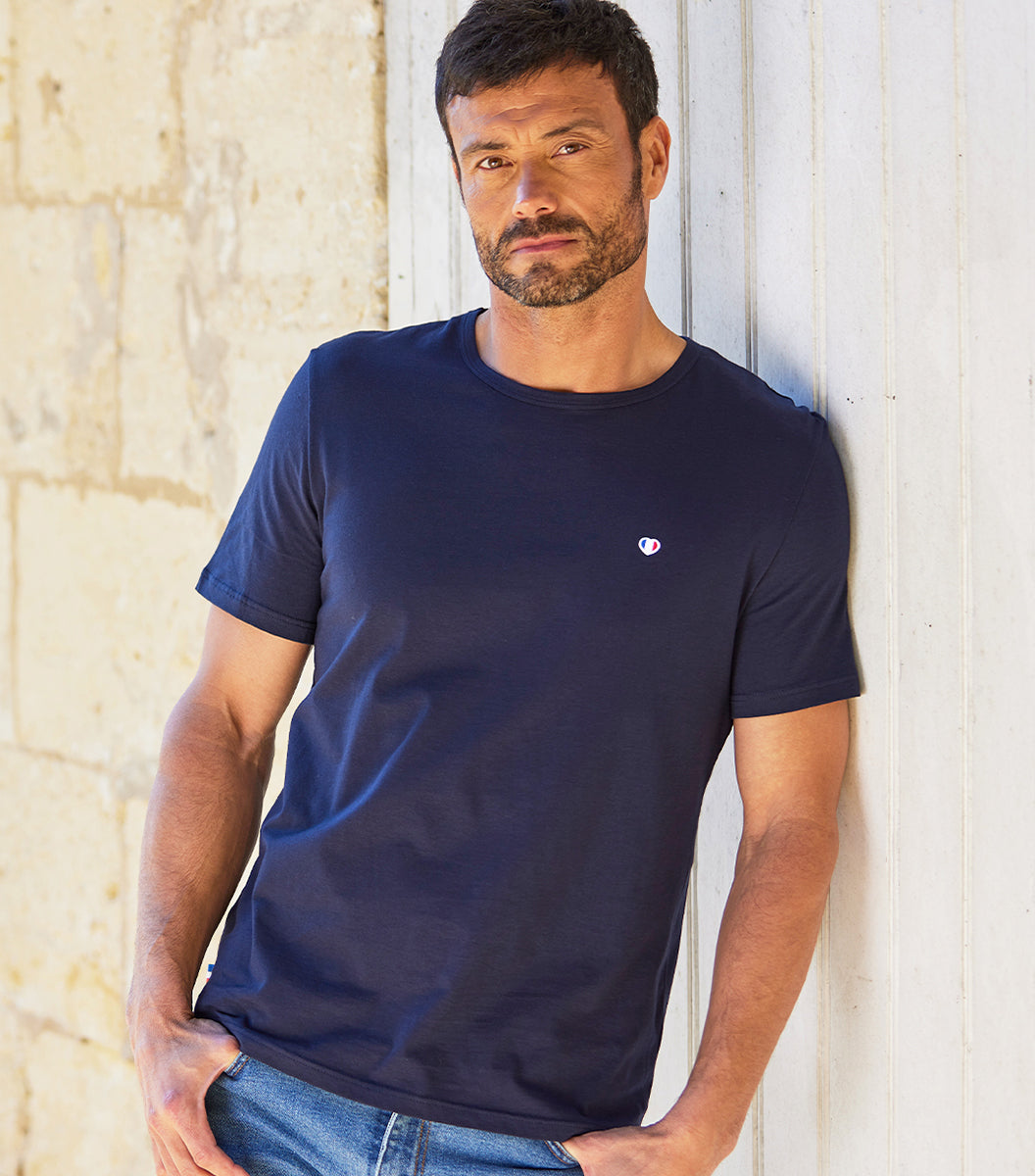 T-shirt Homme Marine - L'iconique - Image 2