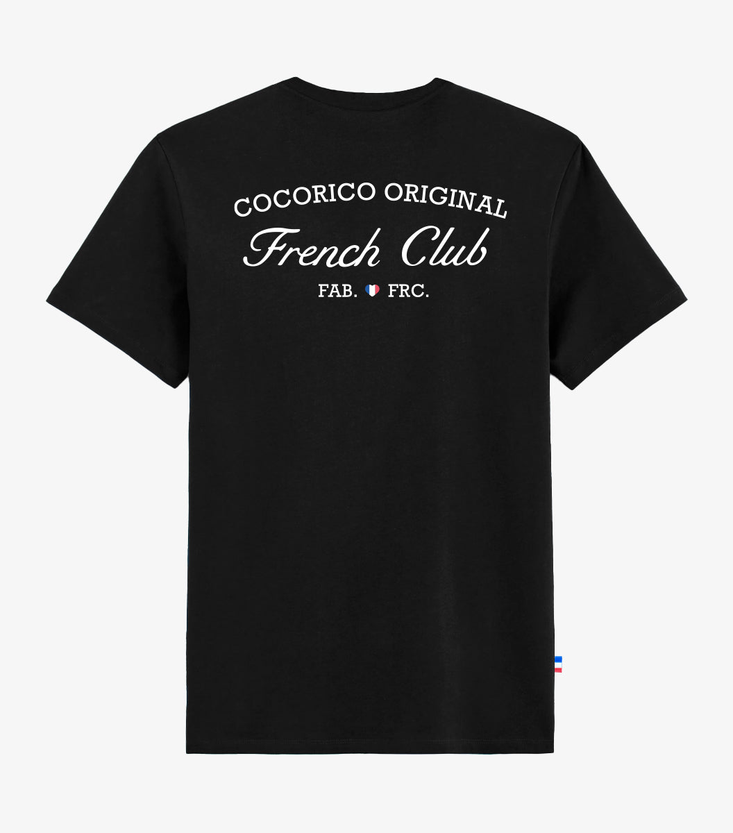 T-shirt Homme Noir - French Club - Image 2