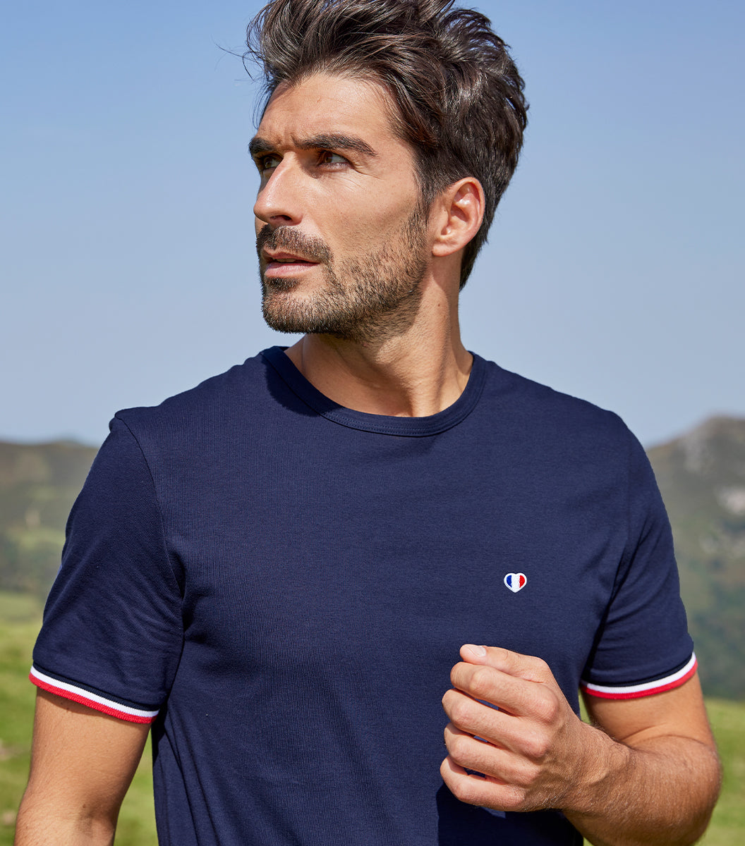 T-shirt Homme Supporter Marine - L'iconique - Image 4