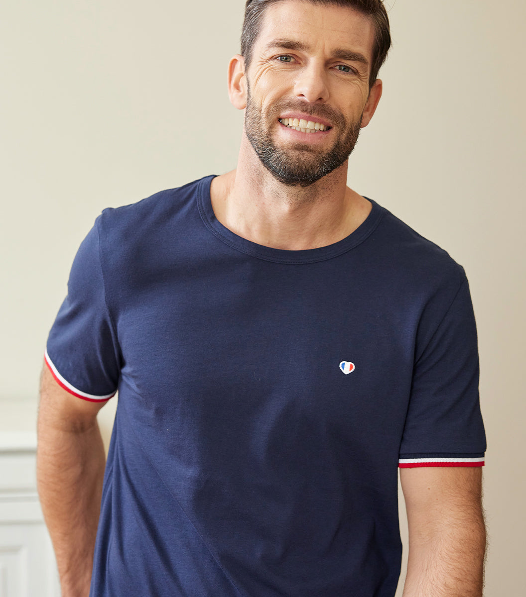 T-shirt Homme Supporter Marine - L'iconique - Image 6