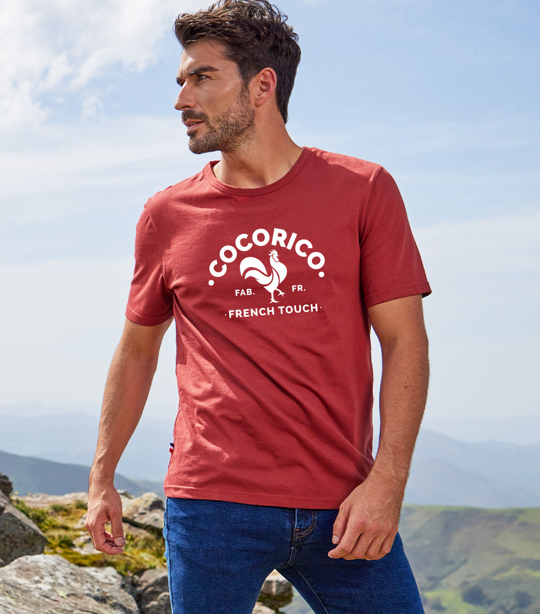 T-shirt Homme Terracotta - Coq Français - Image 2