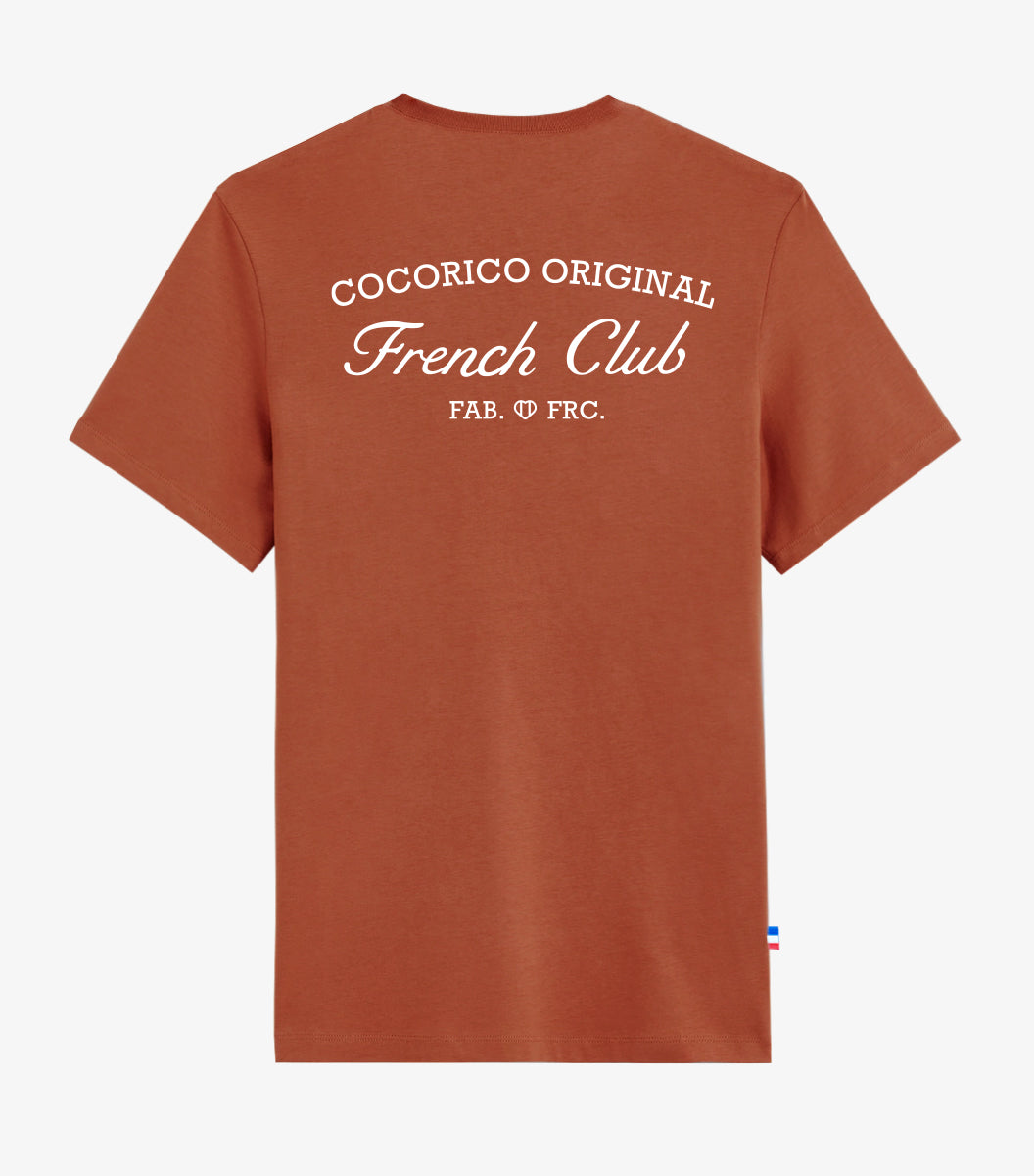 T-shirt Homme Terracotta - French Club - Image 2
