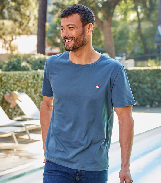 T-shirt Homme Azur - L'Iconique - Image 1