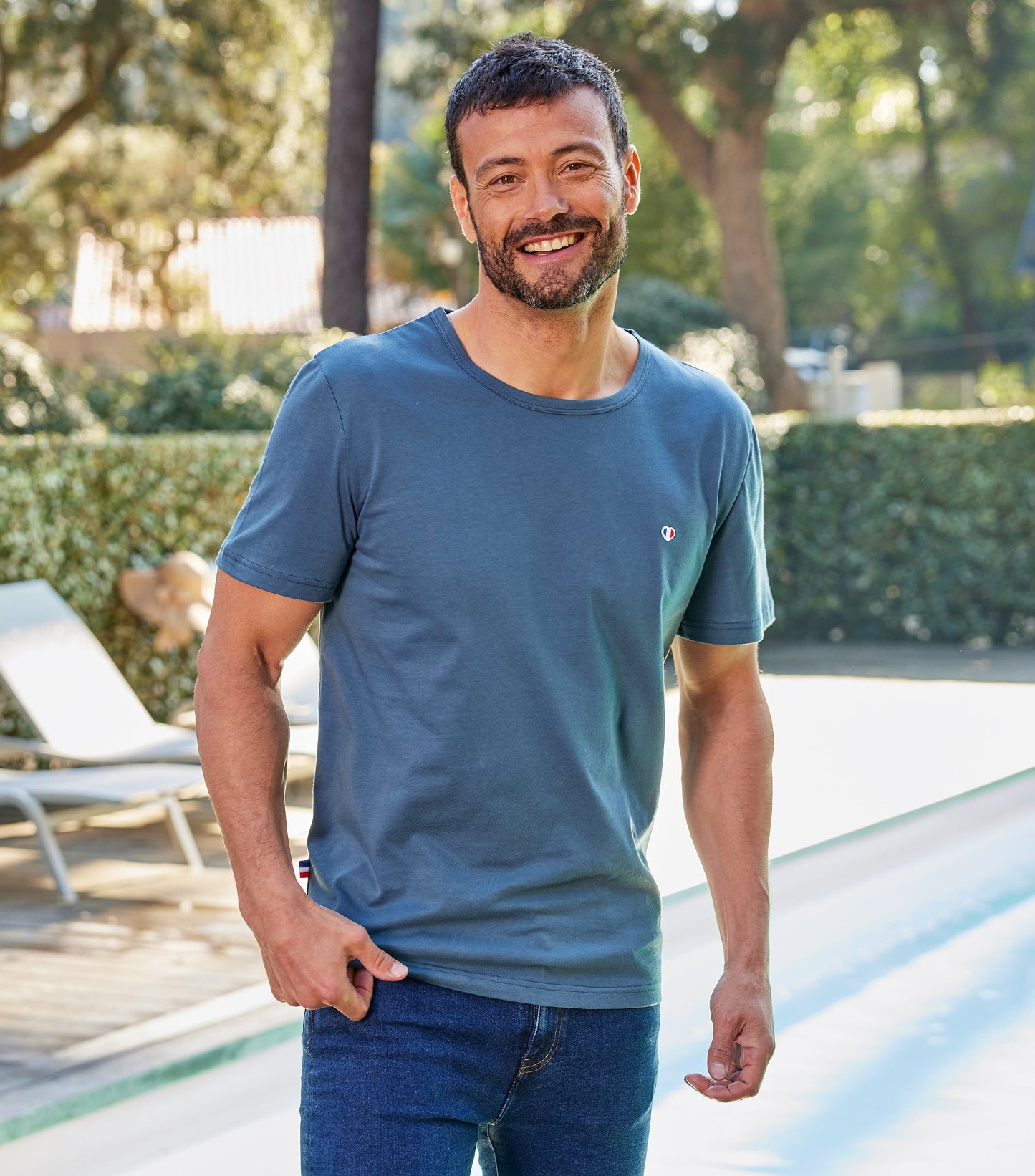 T-shirt Homme Azur - L'Iconique - Image 3