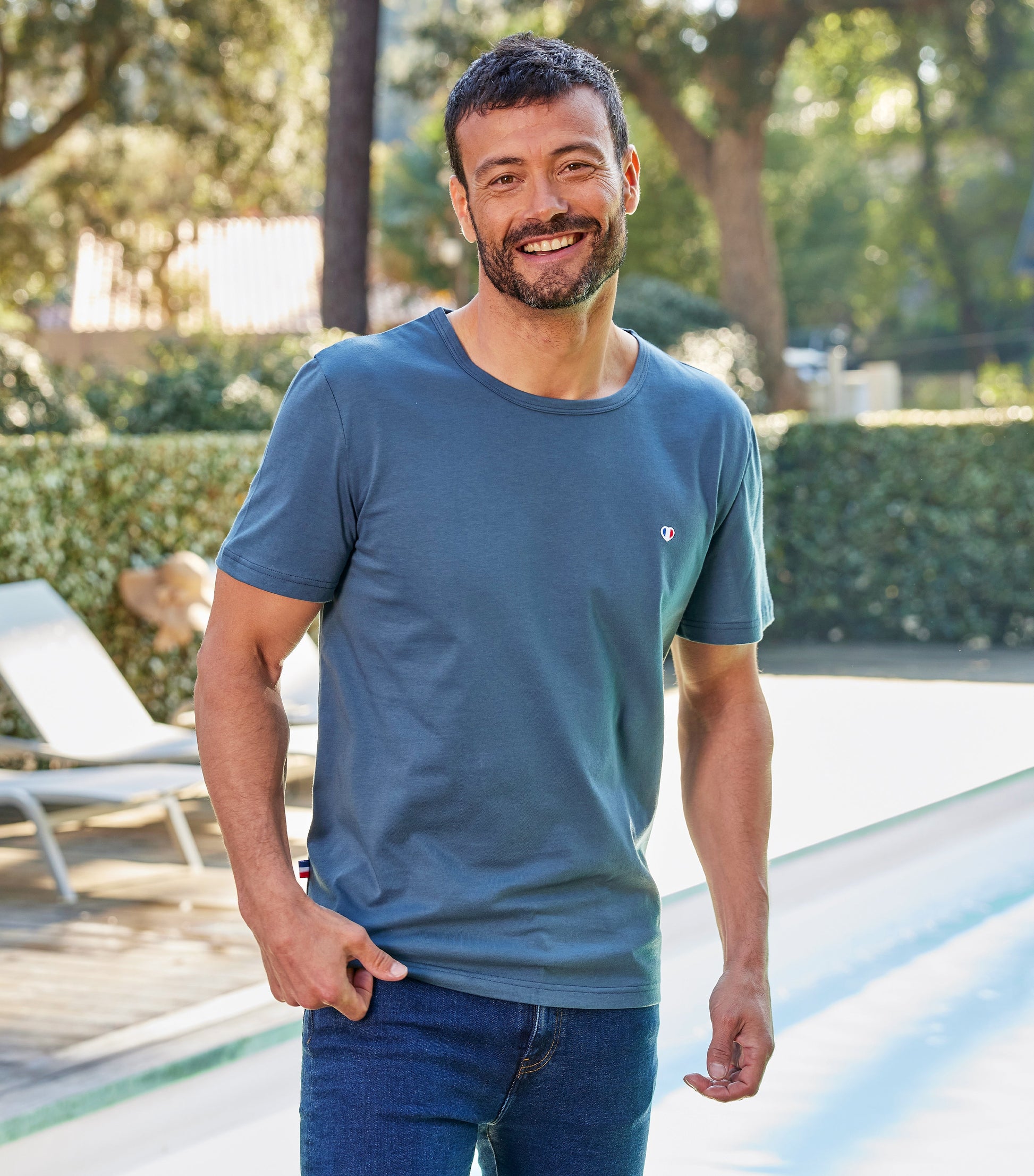 T-shirt Homme Azur - L'Iconique - Image 3