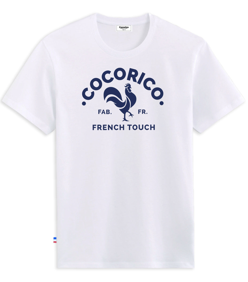 T-shirt Homme Blanc - Coq Français - Image 3