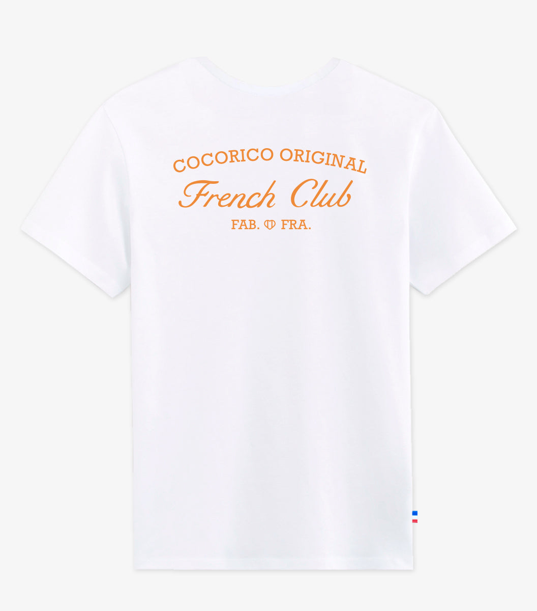 T-shirt Homme Blanc - French Club - Image 2