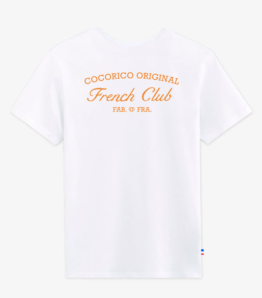 T-shirt Homme Blanc - French Club - Image 2