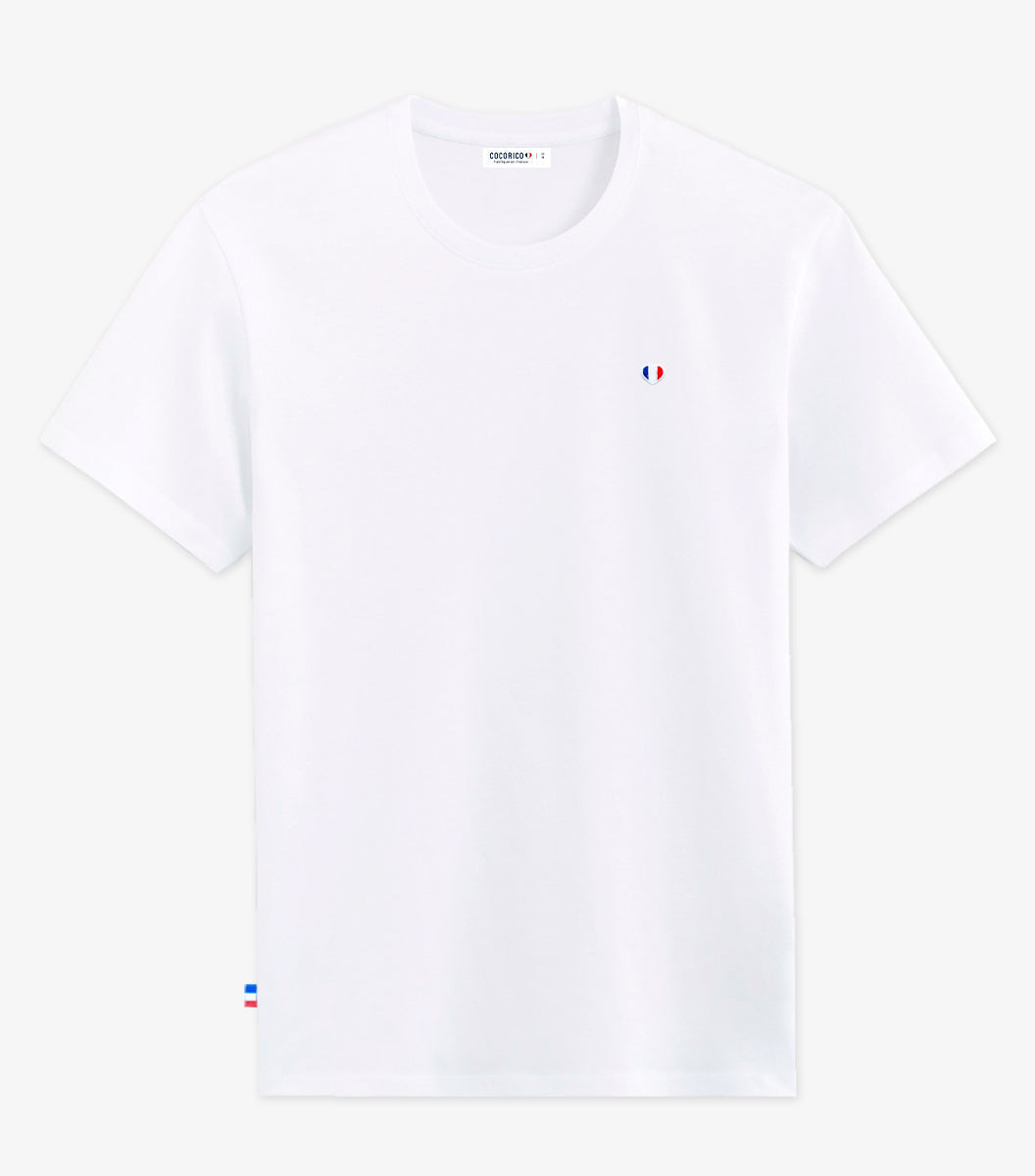 T-shirt Homme Blanc - French Club - Image 3