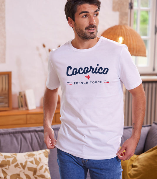 T-shirt Homme Blanc - French Touch - Image 1