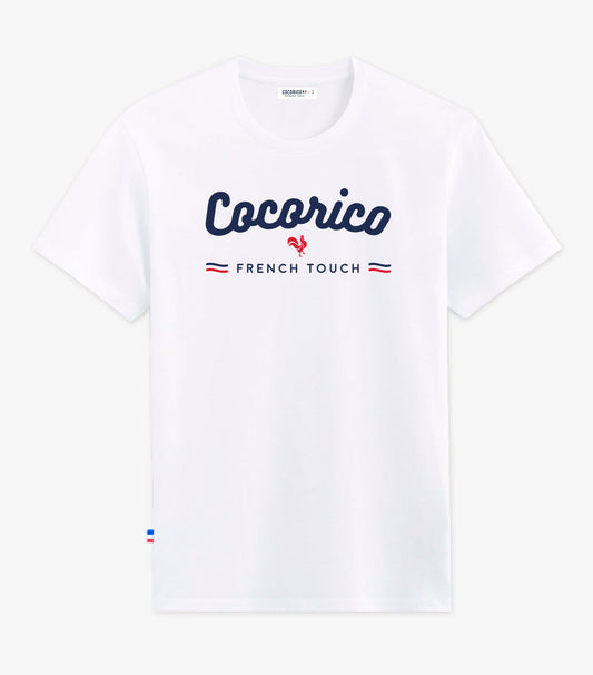 T-shirt Homme Blanc - French Touch - Image 2