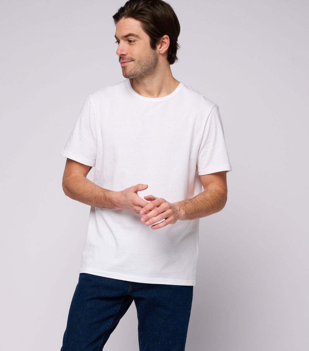 T-shirt Homme Blanc - L'Intemporel - Image 3