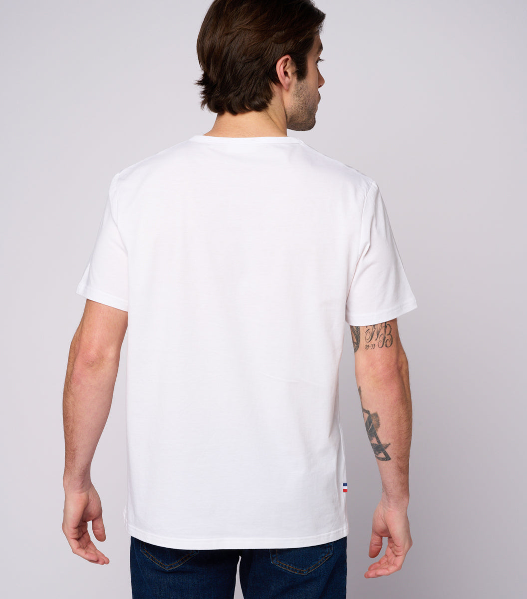 T-shirt Homme Blanc - L'Intemporel - Image 4