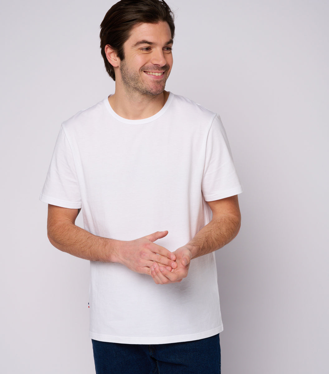 T-shirt Homme Blanc - L'Intemporel - Image 5