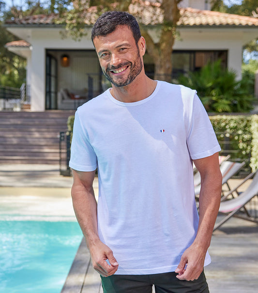 T-shirt Homme Blanc - L'iconique - Image 1