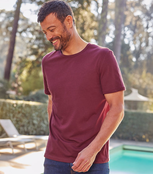 T-shirt Homme Bordeaux - L'Intemporel - Image 1