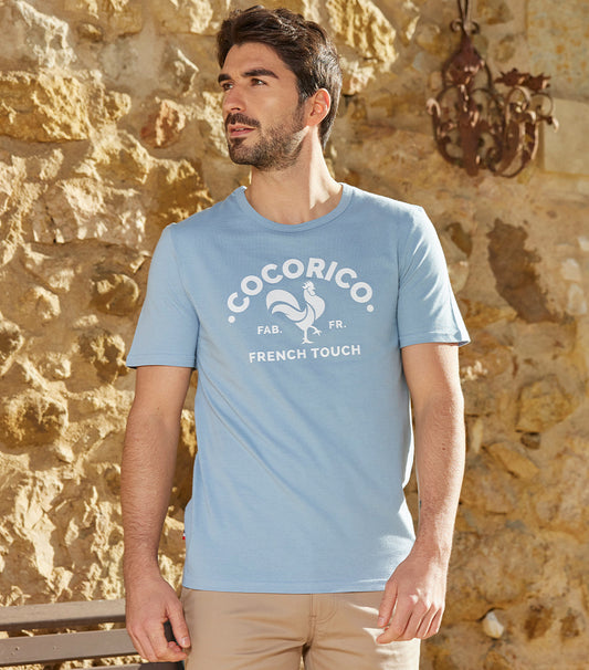 T-shirt Homme Ciel - Coq Français - Image 1