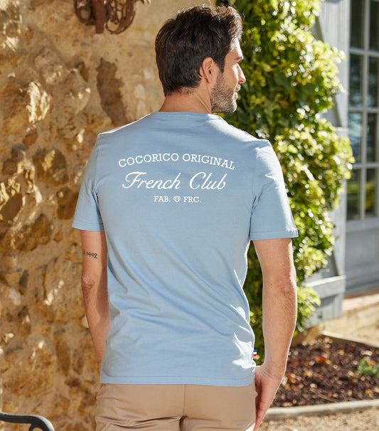 T-shirt Homme Ciel - French Club - Image 1