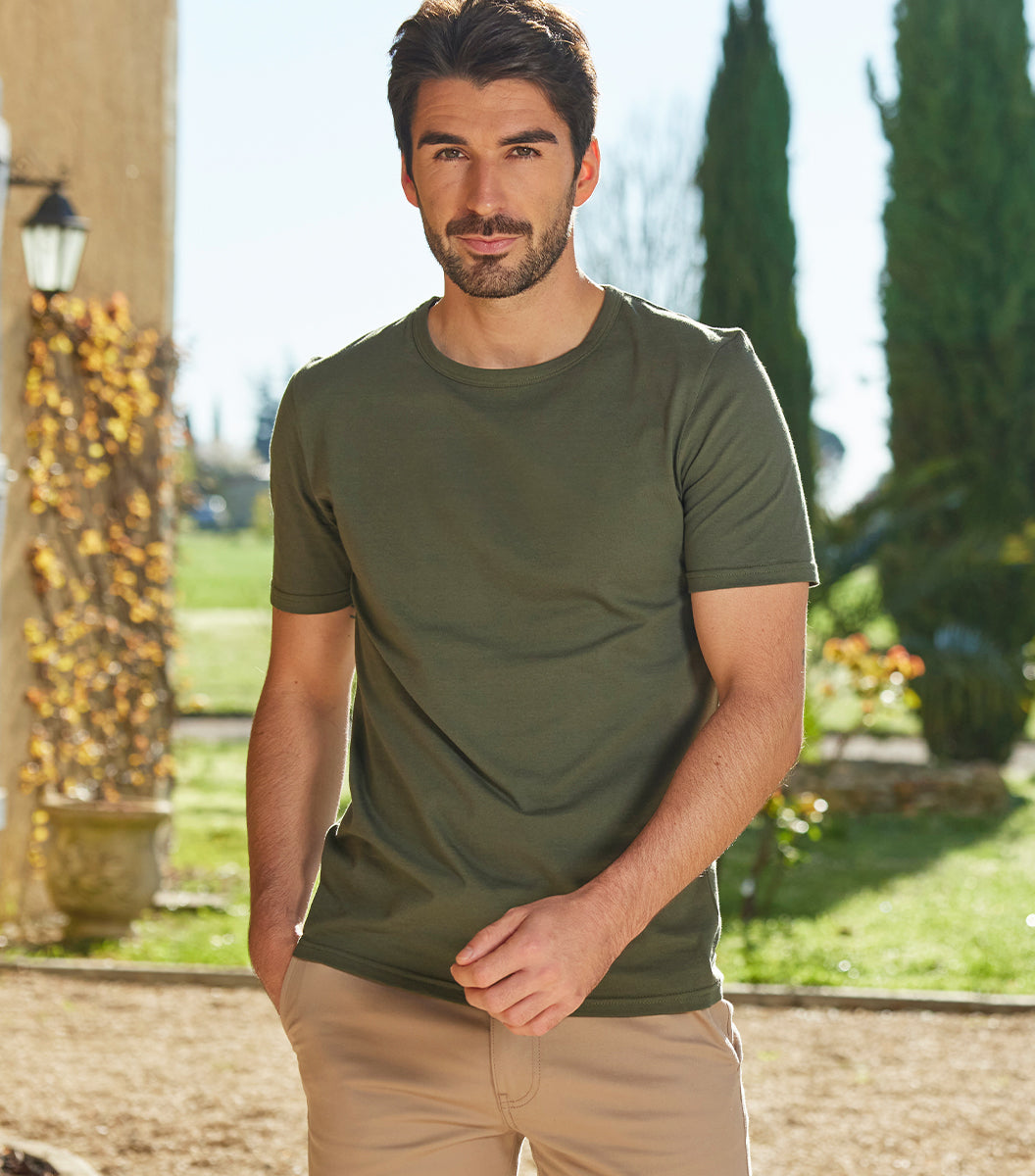 T-shirt Homme Kaki - L'Intemporel - Image 3