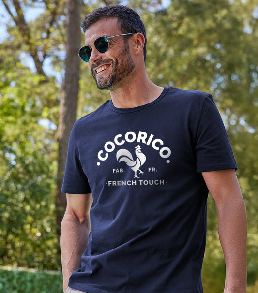 T-shirt Homme Marine - Coq Français - Image 1