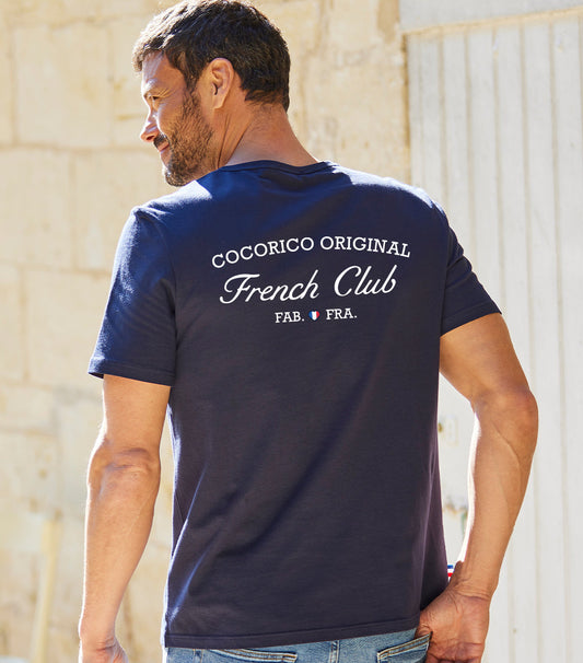 T-shirt Homme Marine - French Club - Image 1