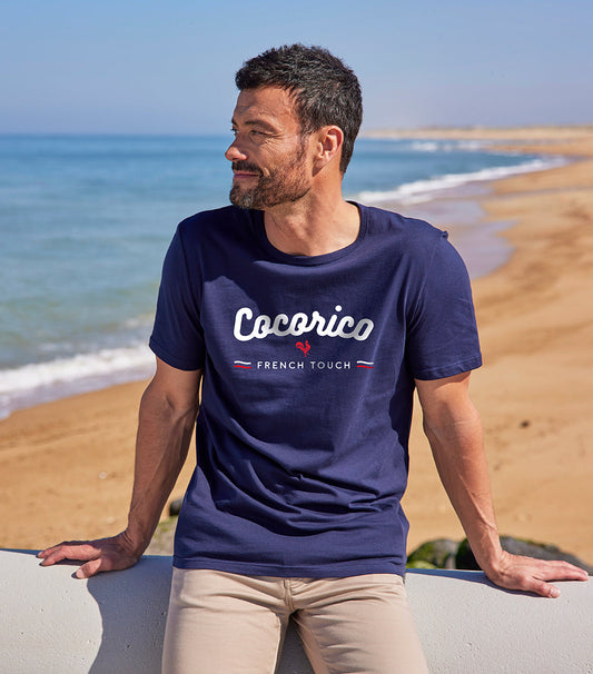T-shirt Homme Marine - French Touch - Image 1