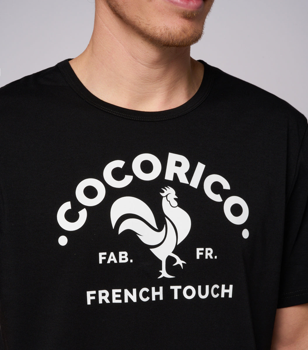 T-shirt Homme Noir - Coq Français - Image 3