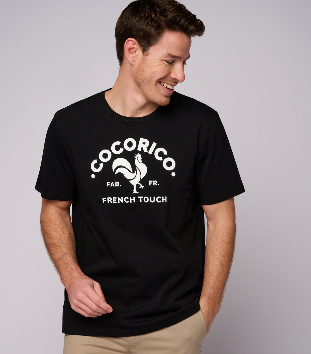 T-shirt Homme Noir - Coq Français - Image 4