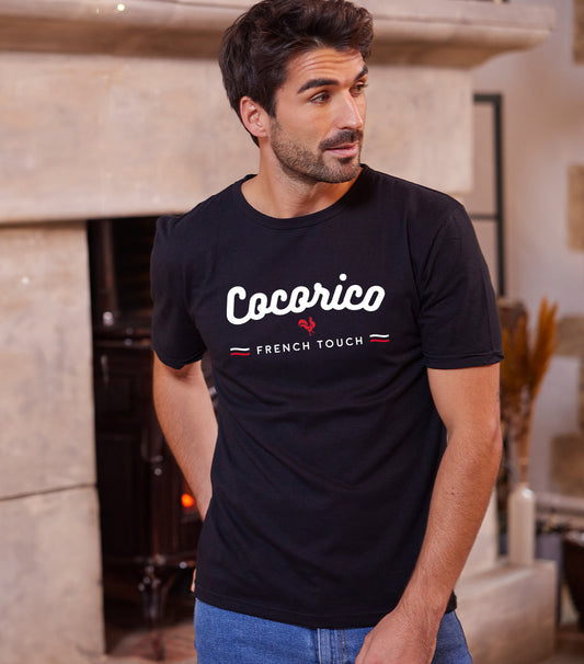 T-shirt Homme Noir - French Touch - Image 1