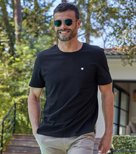 T-shirt Homme Noir - L'iconique - Image 1