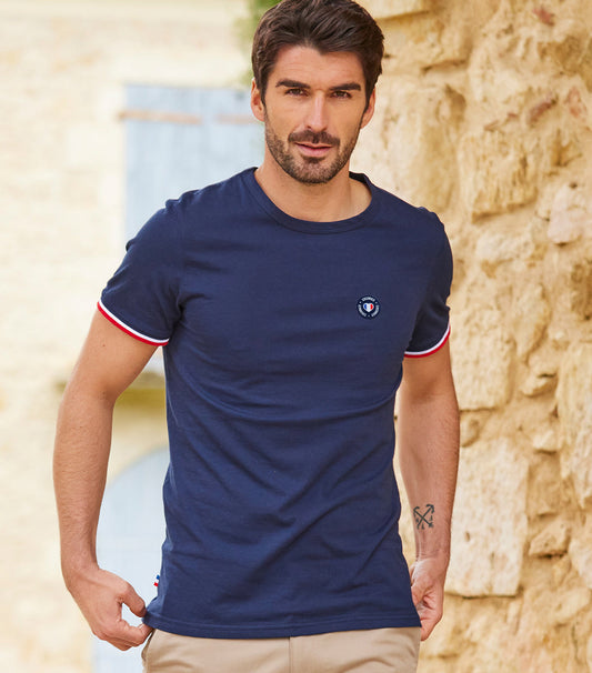 T-shirt Homme Supporter Marine - Le Blason - Image 1