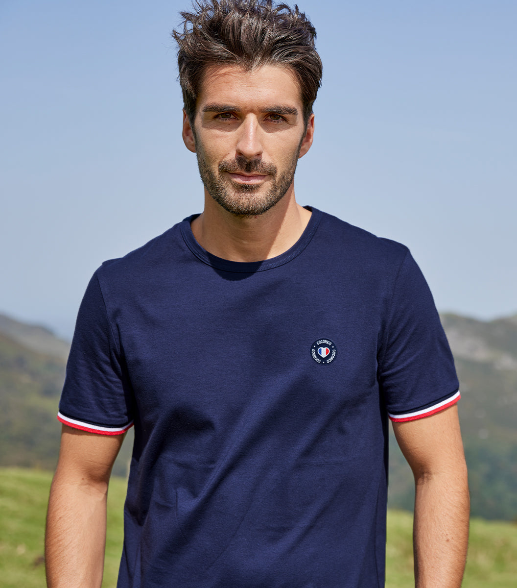 T-shirt Homme Supporter Marine - Le Blason - Image 2