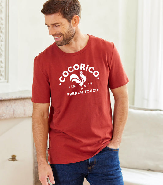 T-shirt Homme Terracotta - Coq Français - Image 1