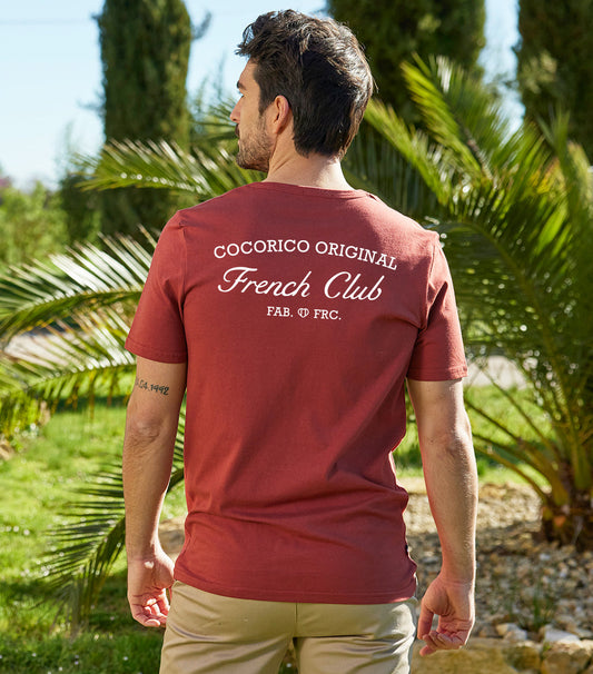 T-shirt Homme Terracotta - French Club - Image 1